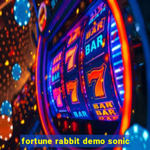 fortune rabbit demo sonic